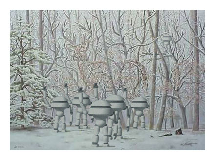 bots in a forest